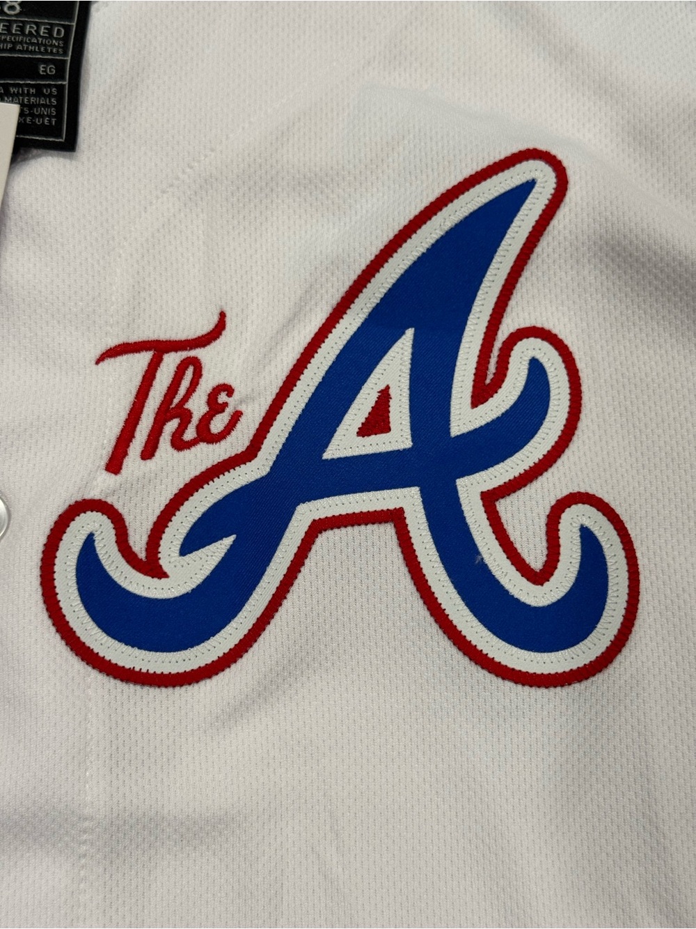Nike Authentic Atlanta Braves Elite City Connect Baseball Jersey Mens Size 48 - Picture 4 of 12